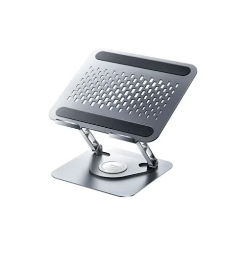 Remax Βάση Laptop Ασημί – Πτυσσόμενη, Ρυθμιζόμενη και Εργονομική