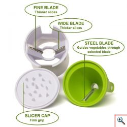 Κόπτης Λαχανικών για Μακαρονάδες απο Λαχανικά