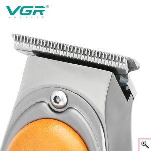VGR® Ψηφιακή Επαναφορτιζόμενη Επαγγελματική Κουρευτική - Ξυριστική Μηχανή με Δερματίνη - 8W Professional Care Barber Trimmer V-263