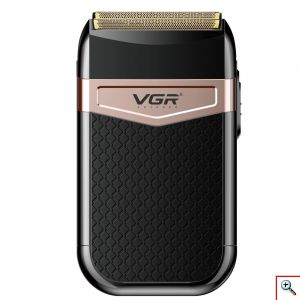VGR® Αδιάβροχη Επαναφορτιζόμενη Ξυριστική Μηχανή Ασύρματη με Πουγκί Μεταφοράς