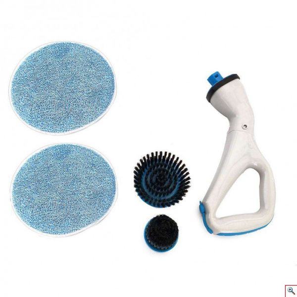 Περιστρεφόμενη Βούρτσα Καθαρισμού με 3 Διαφορετικές Βουρτσες - Muscle Scrubber