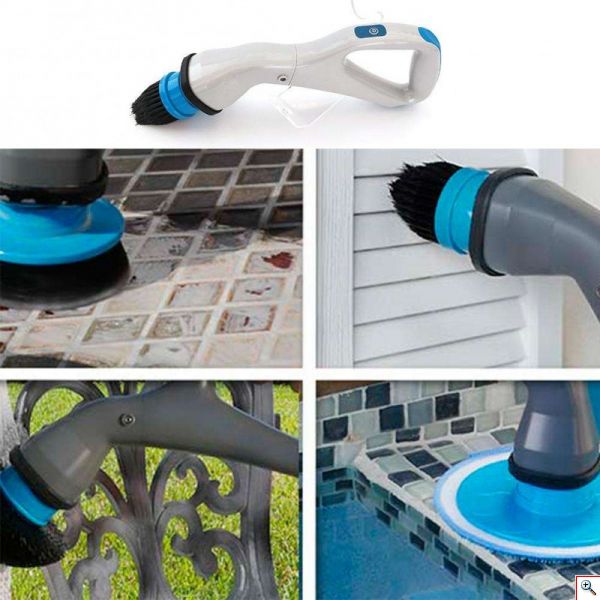 Περιστρεφόμενη Βούρτσα Καθαρισμού με 3 Διαφορετικές Βουρτσες - Muscle Scrubber