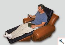 Ένα Θερμαινόμενο Στρώμα Μασάζ με 9 Σημεία Δόνησης με Καταπραϋντική Θερμότητα