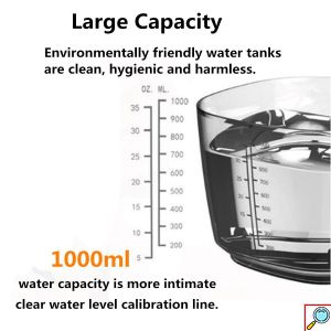 Waterpulse® Οδοντιατρικό Σύστημα Καθαρισμού Δοντιών με Δοχείο Νερού 1lt & 5 Εξαρτήματα Κεφαλές Water Flosser σε Διάφορα Χρώματα