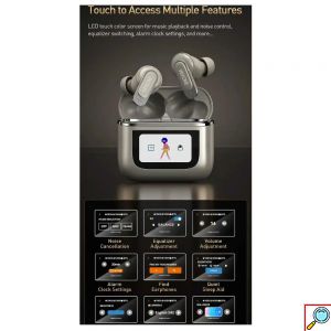 WEKOME TWS Ακουστικά Beluga S9 με Θήκη Φόρτισης, Χρυσό