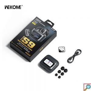 WEKOME TWS Ακουστικά Beluga S9 με Θήκη Φόρτισης, Χρυσό