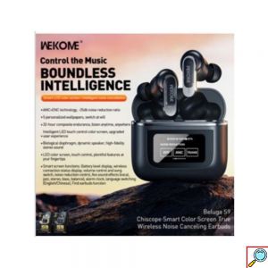 WEKOME TWS Ακουστικά Beluga S9 με Θήκη Φόρτισης, Χρυσό