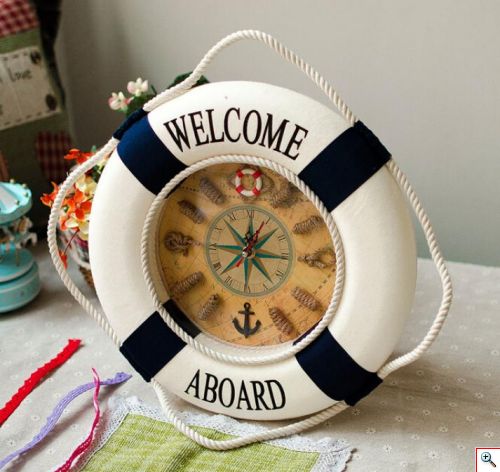 Vintange Ναυτικό Ρολόι Τοίχου - Welcome Abroad Clock 