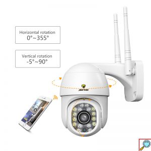 Wi-Fi Κάμερα Παρακολούθησης Εξωτερικού Χώρου με Αμφίδρομη Επικοινωνία & Νυχτερινή Όραση 1080p - Jortan
