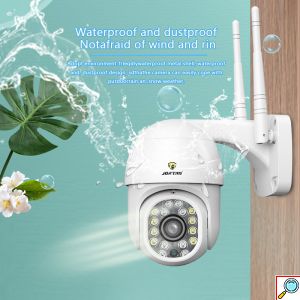 Wi-Fi Κάμερα Παρακολούθησης Εξωτερικού Χώρου με Αμφίδρομη Επικοινωνία & Νυχτερινή Όραση 1080p - Jortan