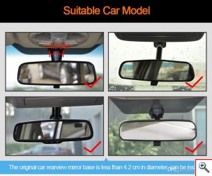 Wifi Κρυφή Κάμερα Αυτοκινήτου Full HD με Ανίχνευση Κίνησης, G sensor & Κάμερα Οπισθοπορείας