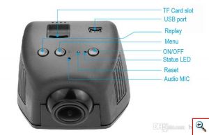 Wifi Κρυφή Κάμερα Αυτοκινήτου Full HD με Ανίχνευση Κίνησης, G sensor & Κάμερα Οπισθοπορείας