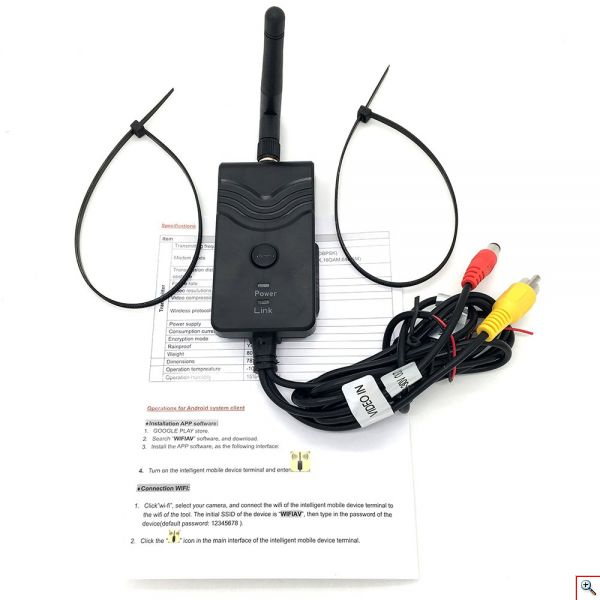 Ασύρματη WiFi Κάμερα Οπισθοπορείας Αυτοκινήτου για Σύνδεση σε Κινητό & Τάμπλετ