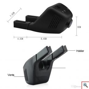 Wifi Κρυφή Κάμερα Αυτοκινήτου Full HD με Ανίχνευση Κίνησης, G sensor & Κάμερα Οπισθοπορείας