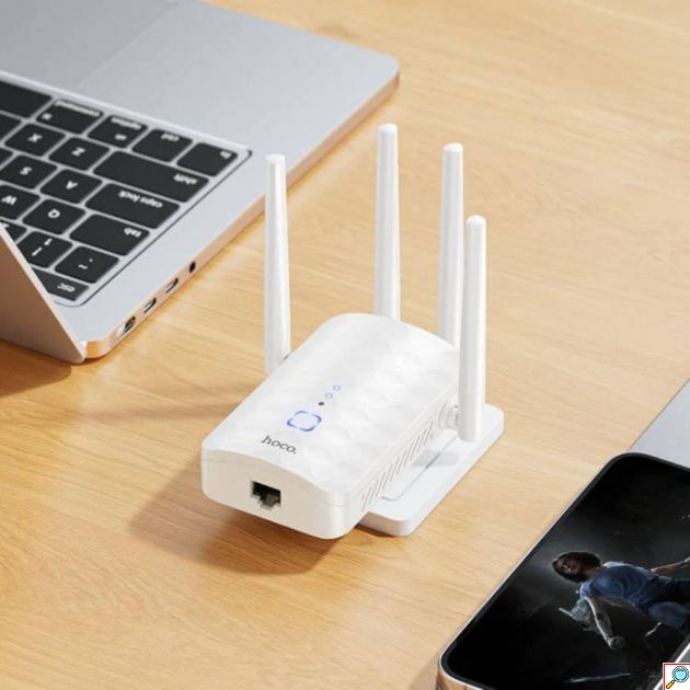 WiFi Repeater Hoco 2.4GHz 300Mbps με 4 Κεραίες – Ενισχυτής Σήματος