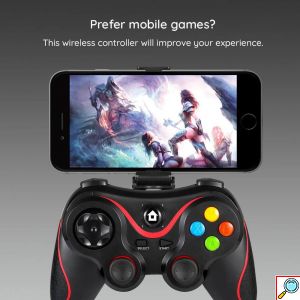 Ασύρματο Χειριστήριο Παιχνιδιών - Gamepad Bluetooth V8 για Android, iOS, PC και PS3