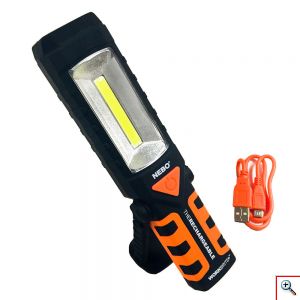 Διπλός Φακός Εργασίας COB LED 120 & 200 Lm - 360o με Μαγνήτη και Γάντζο Στήριξης