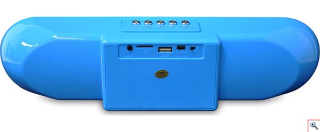 Mini Ασύρματο Wi-Fi Bluetooth Ηχείο με Ραδιόφωνο και MP3 Player WS-1003BT OEM Λευκό