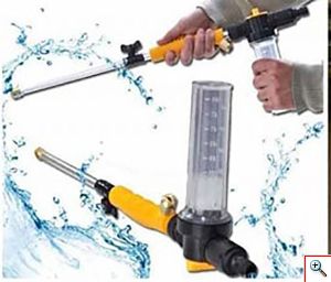 Water Zoom - εφαρμόζει σε οποιοδήποτε λάστιχο κήπου και το μετατρέπει σε πιεστικό