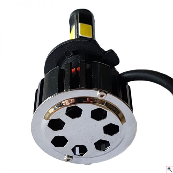 Εμπρόσθια Φώτα Αυτοκινήτου 6400LM (2x3200) H3 LED FULL CANBUS - 72W (2x36W) 6000K - Λαμπτήρες 2τμχ