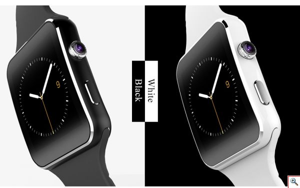 Smart Watch X6 με Κάμερα, Bluetooth και Υποστήριξη Κάρτας SIM - Sport Passometer Smartwatch with Camera 