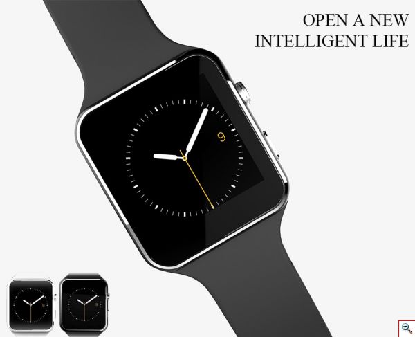 Smart Watch X6 με Κάμερα, Bluetooth και Υποστήριξη Κάρτας SIM - Sport Passometer Smartwatch with Camera 