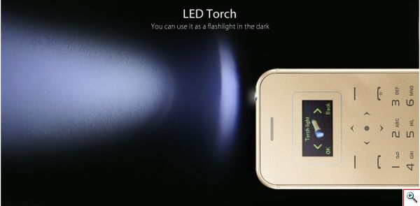 Ultra Mini Κινητό Τηλέφωνο σε Μέγεθος Πιστωτικής Κάρτας – X8