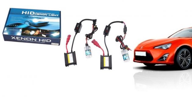 Φώτα XENON H4 ή H7 Αυτοκινήτου - Πλήρες Kit H.I.D.6000k με Λευκό Φως