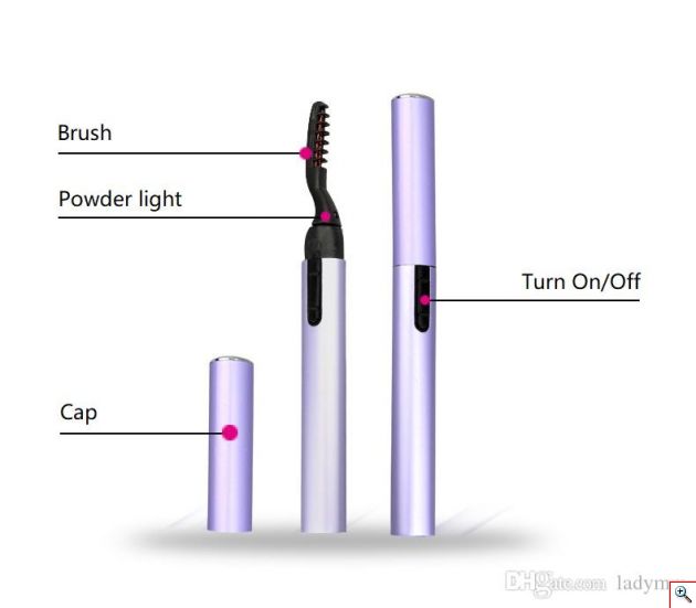 Ηλεκτρική Θερμαινόμενη Χτένα - Βουρτσάκι για Τεράστιες Φυσικές Βλεφαρίδες - Heated Eyelash Curler