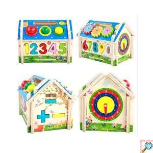 Ξύλινο Εκπαιδευτικό Παιχνίδι με Αριθμούς 3+