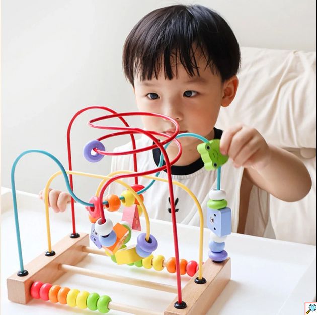 Ξύλινο Εκπαιδευτικό Παιχνίδι Μοντεσσόρι με Ζωάκια 