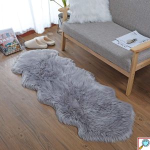 Χνουδωτό Χαλί Διάδρομος Sheepskin από Υψηλής Ποιότητας Συνθετική Γούνα 60x180cm