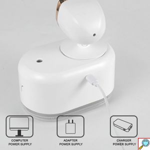 Φωτιστικό Sun Projector Lamp με Ρύθμιση Φωτεινότητας & Υγραντήρας Υπερήχων & Αρωματοθεραπείας 300ml με LED Νυχτερινό Φωτισμό