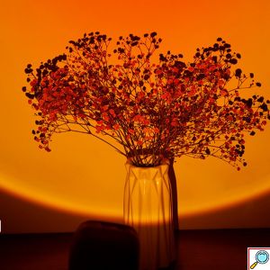 Φωτιστικό Sun Projector Lamp με Ρύθμιση Φωτεινότητας & Υγραντήρας Υπερήχων & Αρωματοθεραπείας 300ml με LED Νυχτερινό Φωτισμό