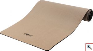 Στρώμα Γυμναστικής Yoga AMILA 6mm από Φυσικό Φελλό TPE