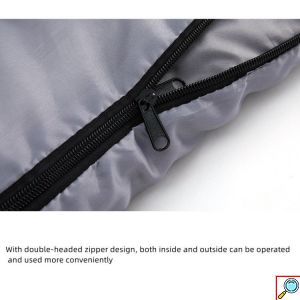 Υπνόσακος Μονός 2 Εποχών με Κουκούλα 180x30x75cm Μπλε