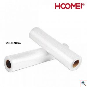 2x Ρολά Hoomei® Σαγρέ Σακούλες για Συσκευές Vacuum 3mx28cm ΗΜ-6138