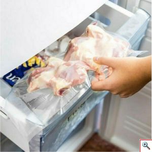 2x Ρολά Hoomei® Σαγρέ Σακούλες για Συσκευές Vacuum 3mx20cm ΗΜ-6120