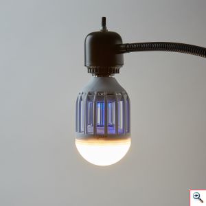 Λάμπα LED & Ηλεκτρικό Εντομοκτόνο 3 Λειτουργιών 2 σε 1- Εντομοπαγίδα Κουνουπιών