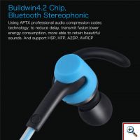 Ασύρματα LED Φωτιζόμενα In-Ear Bluetooth Ακουστικά Luminous - Glow in Dark BT Earphone