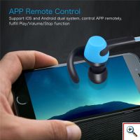 Ασύρματα LED Φωτιζόμενα In-Ear Bluetooth Ακουστικά Luminous - Glow in Dark BT Earphone