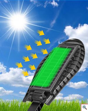 ARRANGO® Επιτοίχιος Αδιάβροχος Ηλιακός LED Προβολέας - Φωτιστικό Δρόμου 40W με Αισθητήρα Κίνησης & Τηλεχειριστήριο