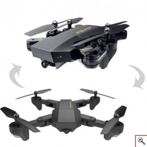 Phantom Tηλεκατευθυνόμενο Αναδιπλούμενο Τετρακόπτερο Drone με Κάμερα 720p - Χειριστήριο με Βάση Κινητού & Γυροσκόπιο 6 Αξόνων D5HW